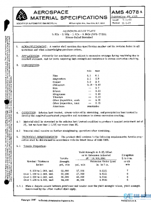 SAE AMS4078A PDF