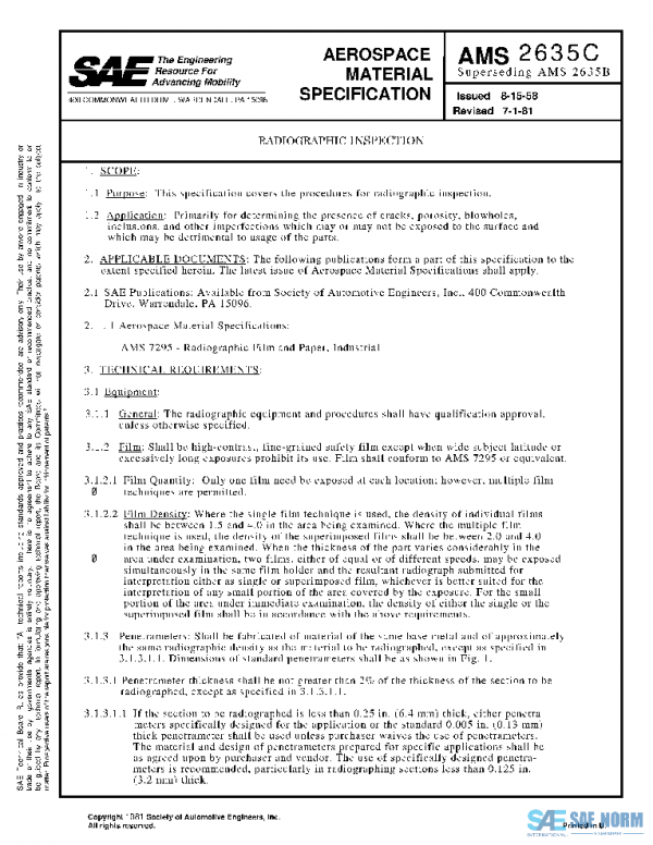 SAE AMS2635C PDF