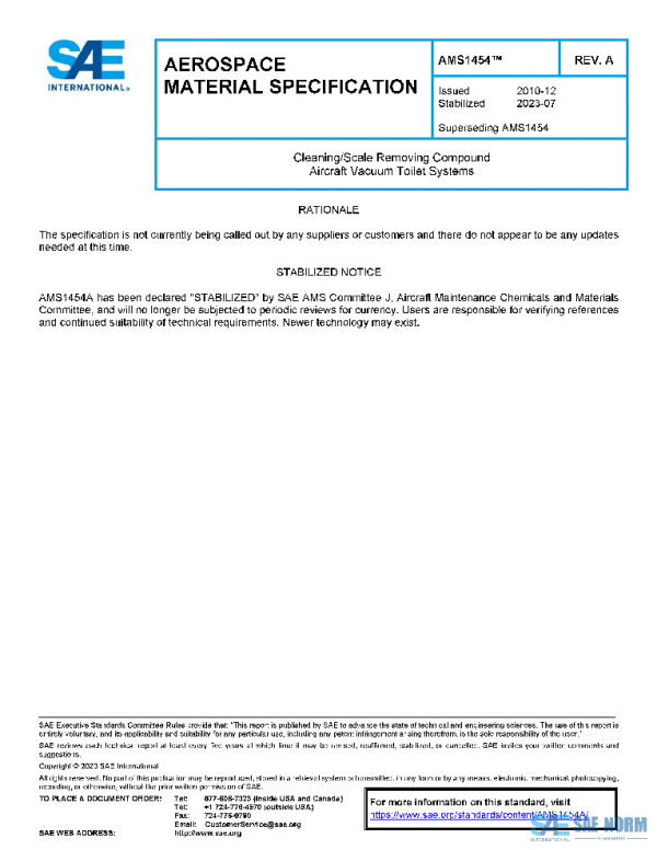 SAE AMS1454A PDF