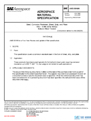 SAE AMS5516N PDF