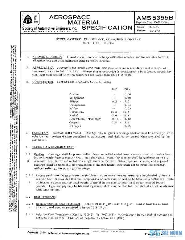 SAE AMS5355B PDF SAE AMS5355B PDF