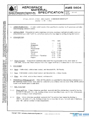 SAE AMS5604 PDF