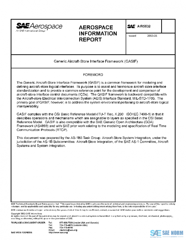 SAE AIR5532 PDF SAE AIR5532 PDF