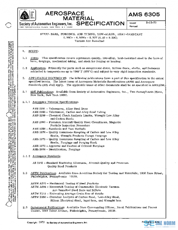 SAE AMS6305 PDF