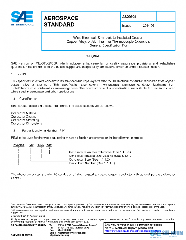 SAE AS29606 PDF SAE AS29606 PDF