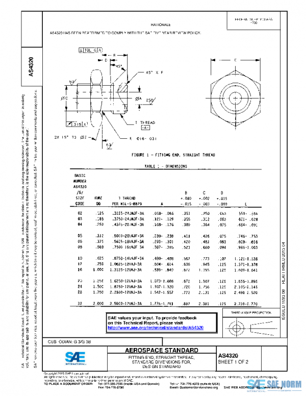 SAE AS4320 PDF