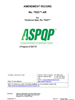 SAE TS23AR-10 PDF