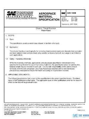 SAE AMS1540B PDF