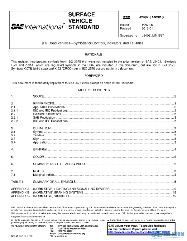 SAE J2402_201001 PDF