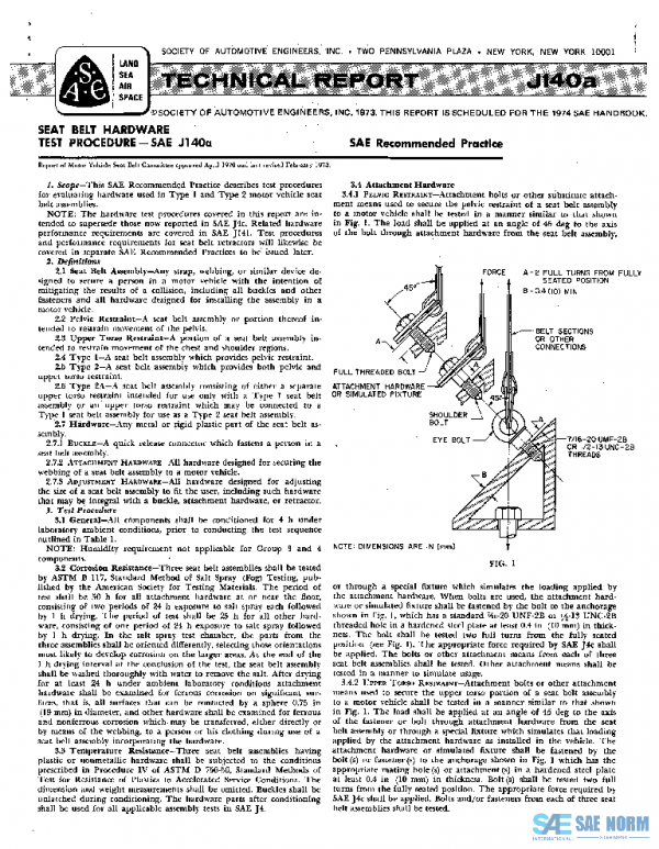 SAE J140A_197302 PDF SAE J140A_197302 PDF