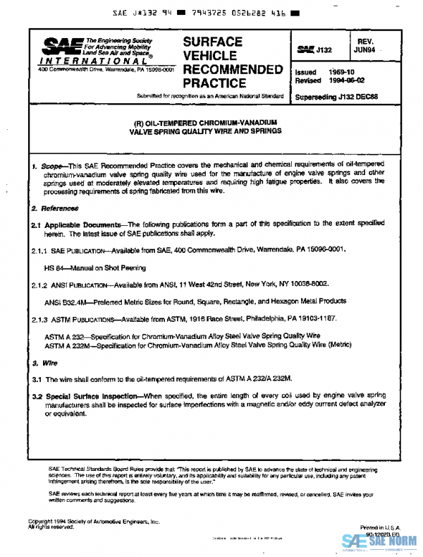 SAE J132_199406 PDF
