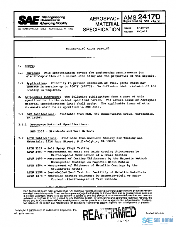 SAE AMS2417D PDF