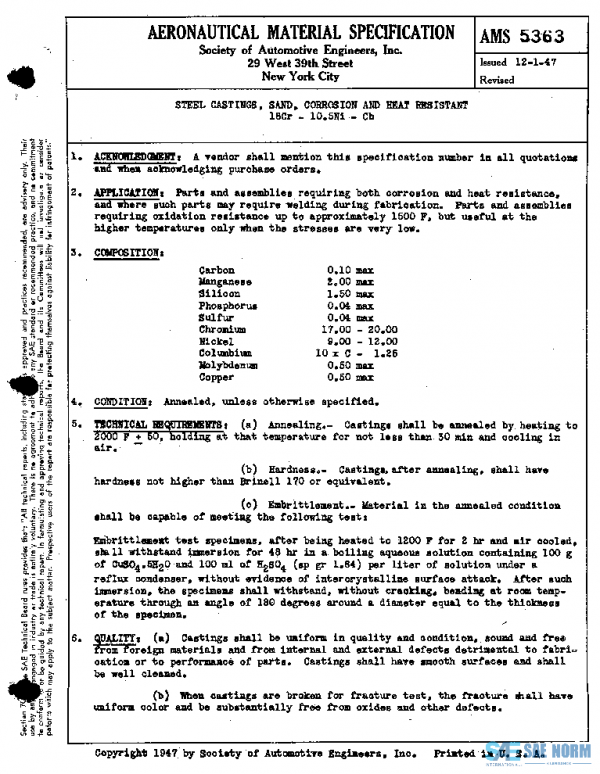 SAE AMS5363 PDF SAE AMS5363 PDF