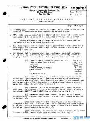 SAE AMS3072A PDF SAE AMS3072A PDF