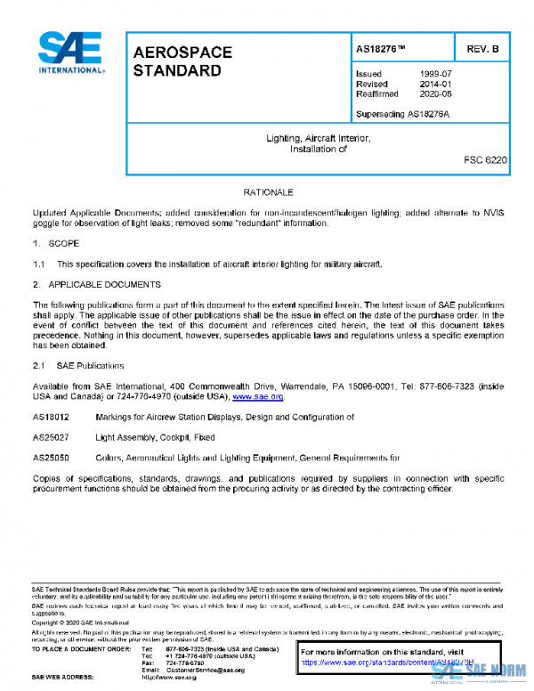 SAE AS18276B PDF SAE AS18276B PDF