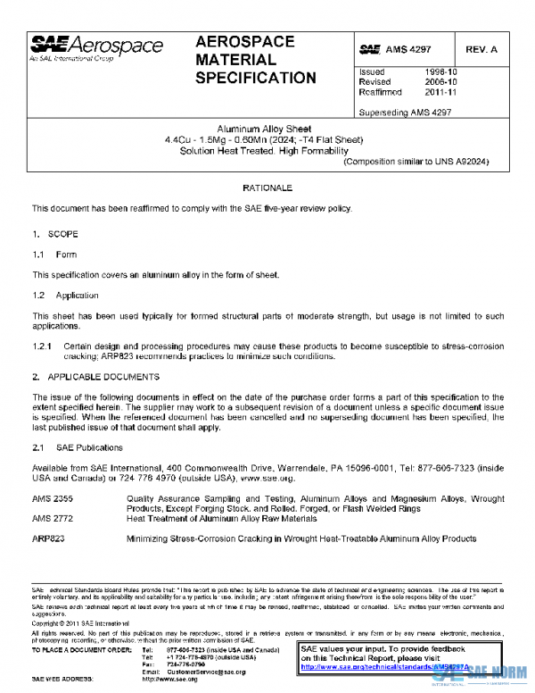 SAE AMS4297A PDF