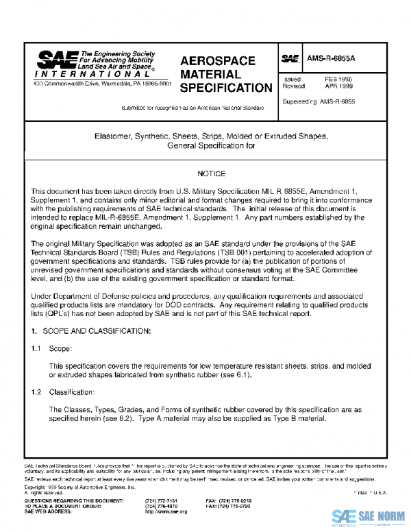 SAE AMSR6855A PDF SAE AMSR6855A PDF