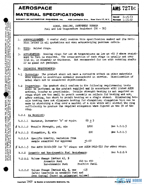 SAE AMS7271C PDF SAE AMS7271C PDF