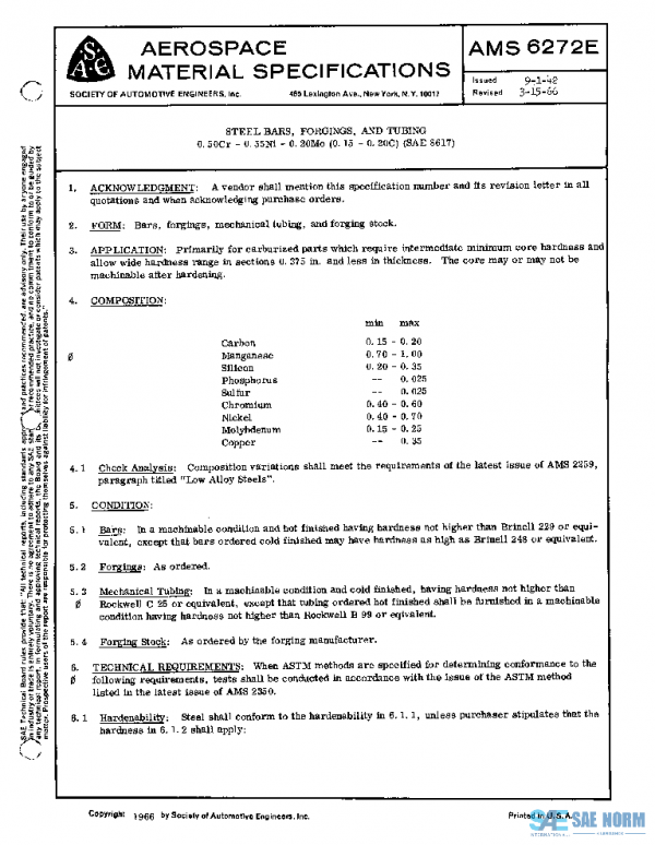 SAE AMS6272E PDF SAE AMS6272E PDF