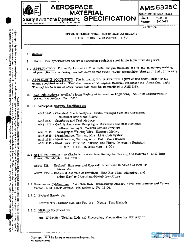 SAE AMS5825C PDF