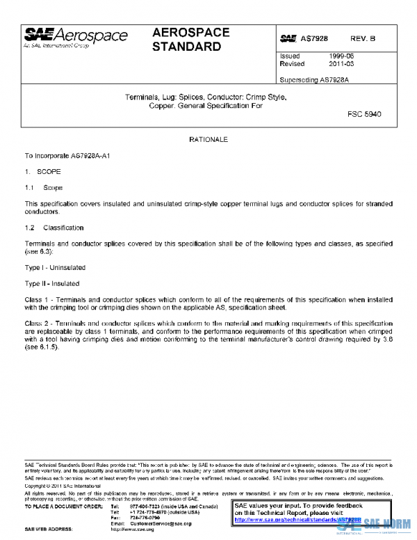 SAE AS7928B PDF SAE AS7928B PDF