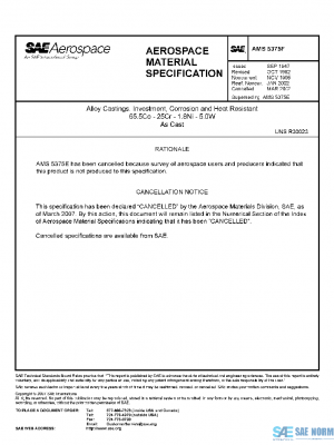 SAE AMS5375F PDF