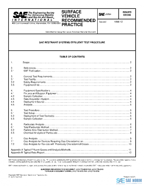 SAE J1794_199612 PDF