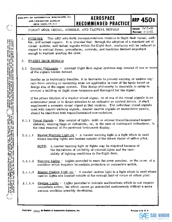 SAE ARP450B PDF SAE ARP450B PDF