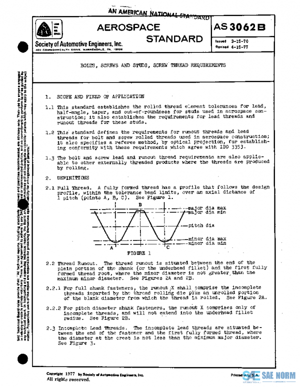 SAE AS3062B PDF