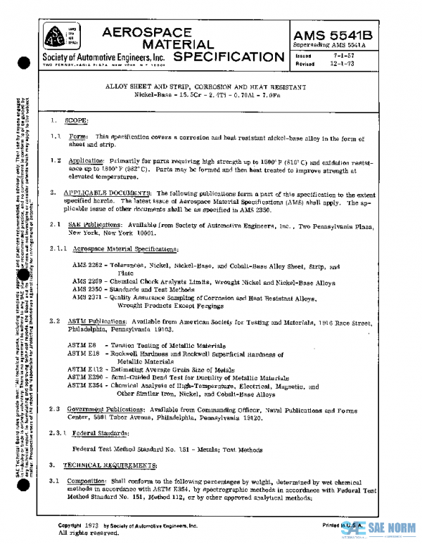 SAE AMS5541B PDF SAE AMS5541B PDF