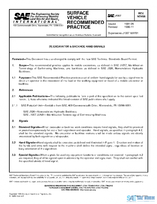 SAE J1307_198611 PDF SAE J1307_198611 PDF