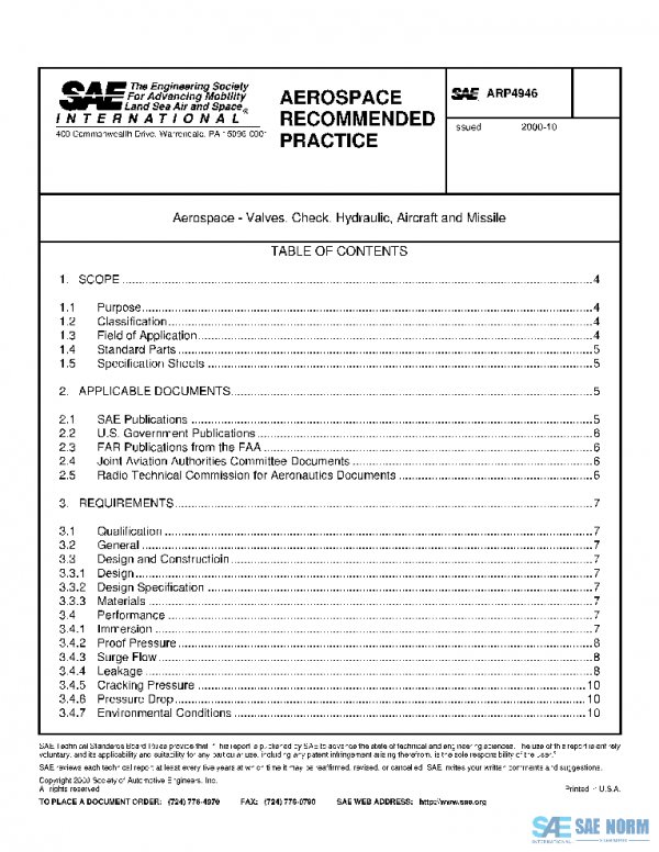 SAE ARP4946 PDF