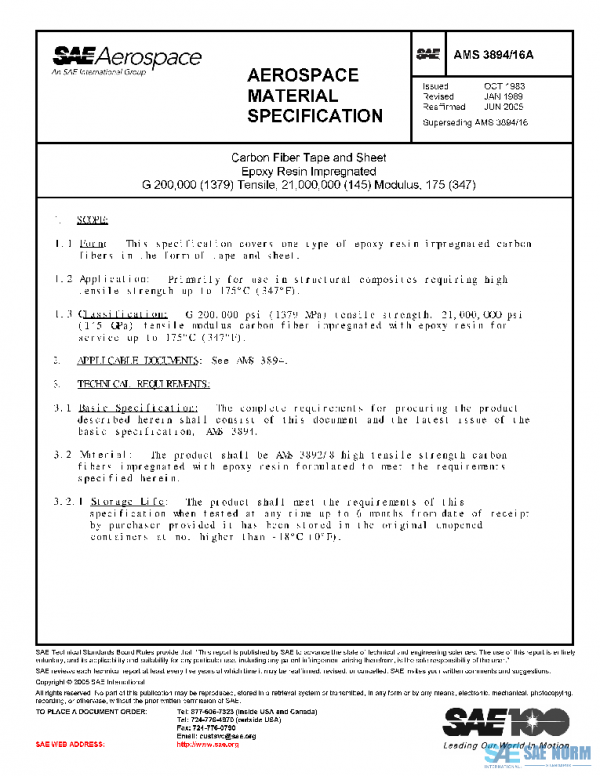 SAE AMS3894/16A PDF SAE AMS3894/16A PDF