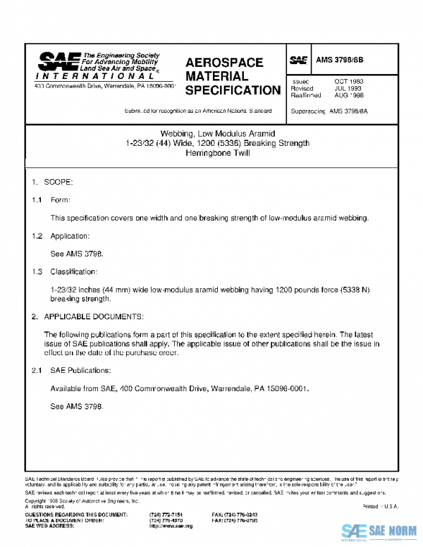 SAE AMS3798/8B PDF