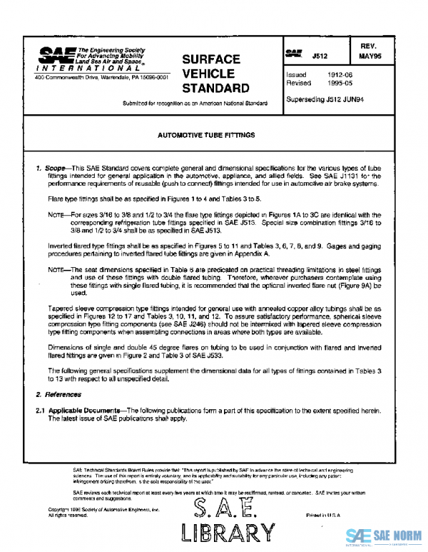 SAE J512_199505 PDF