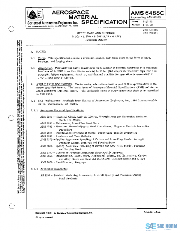 SAE AMS6488C PDF SAE AMS6488C PDF