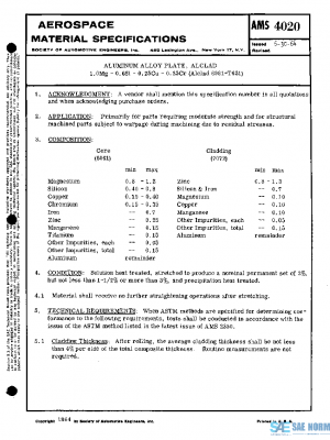SAE AMS4020 PDF