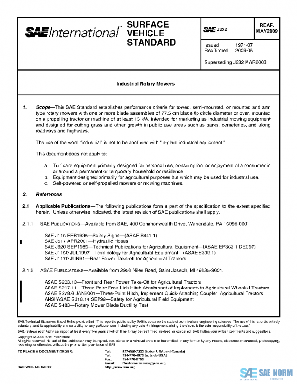 SAE J232_200905 PDF