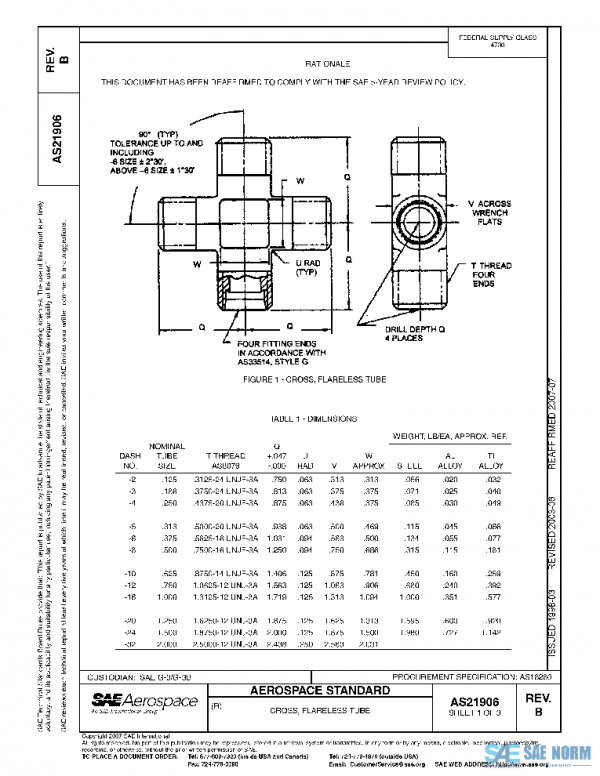 SAE AS21906B PDF SAE AS21906B PDF