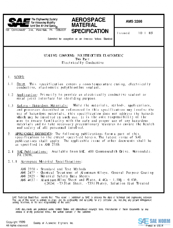 SAE AMS3266 PDF