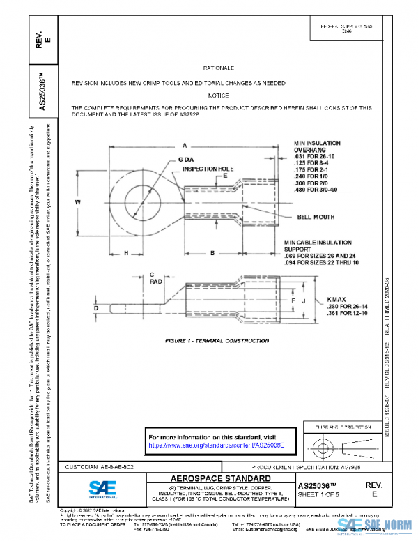 SAE AS25036E PDF
