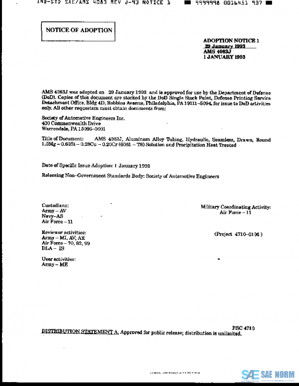 SAE AMS4083J PDF