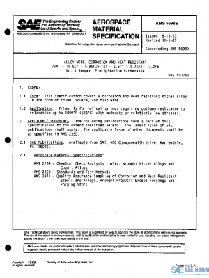 SAE AMS5698E PDF