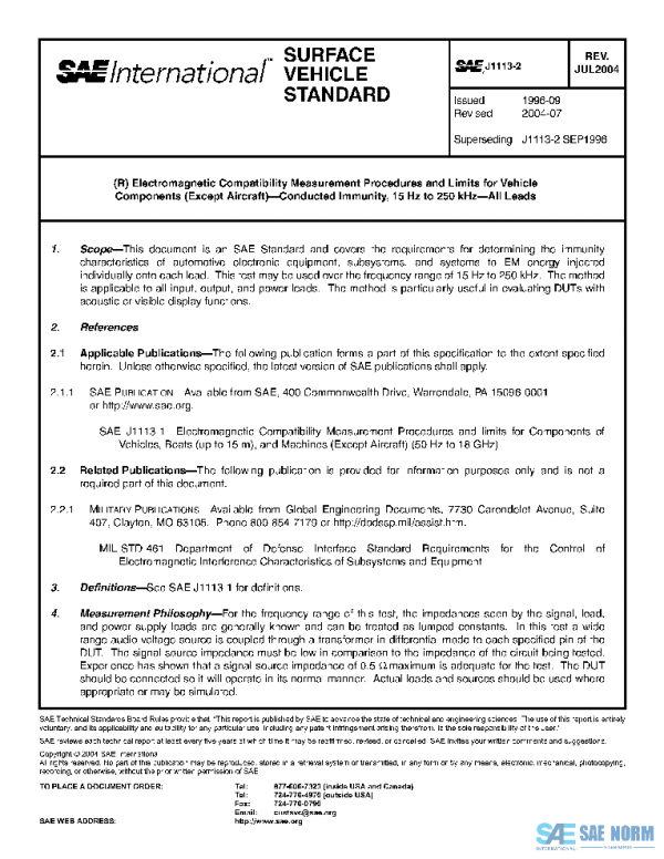SAE J1113/2_200407 PDF