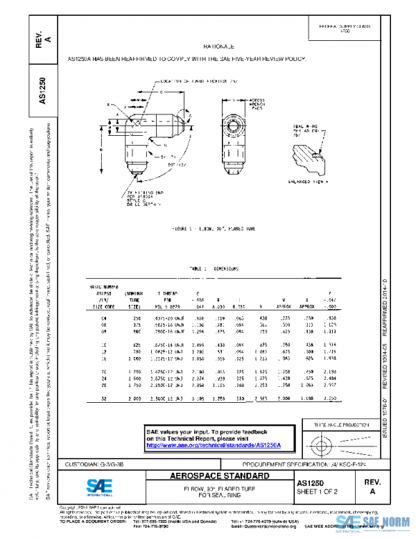 SAE AS1250A PDF