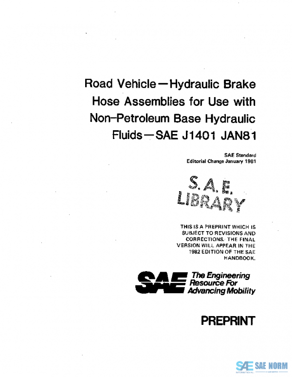 SAE J1401_198101 PDF