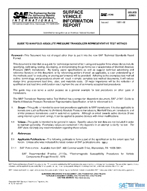 SAE J1346_198106 PDF SAE J1346_198106 PDF