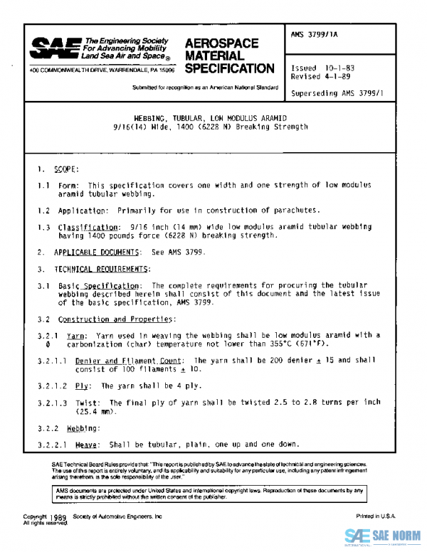 SAE AMS3799/1A PDF