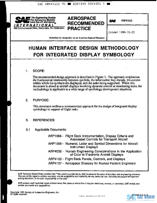 SAE ARP4155 PDF SAE ARP4155 PDF