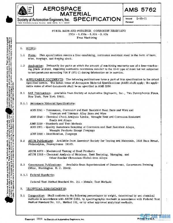 SAE AMS5762 PDF